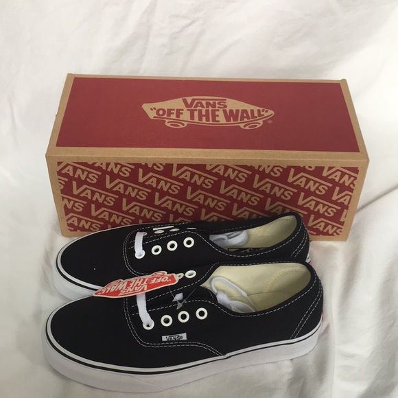 ✨Vans Off the Wall skater shoes black womens size 7 - Picture 2 of 8